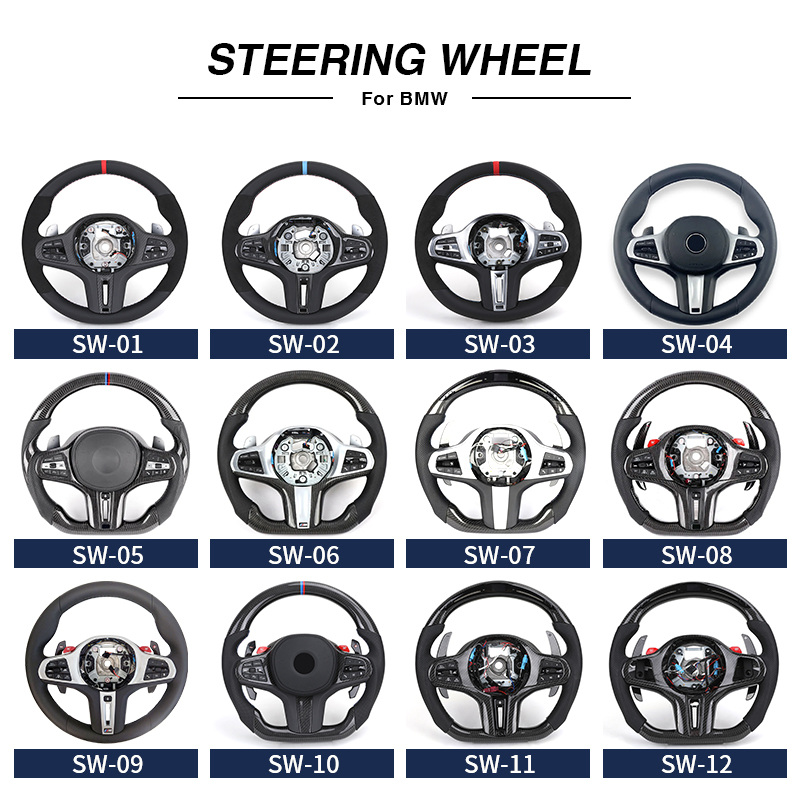 Modelos compatíveis e códigos de chassi para volantes BMW e Mercedes