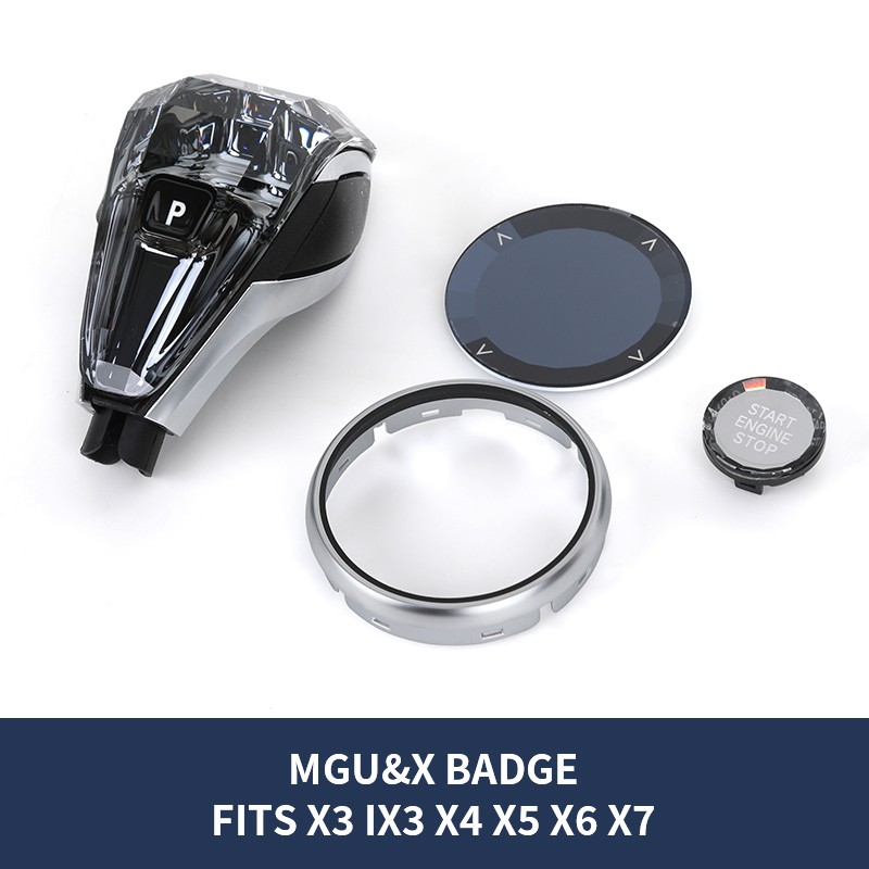 Botão de mudança de marcha de cristal para BMW X3 F25 IX3 X4 F26 X5 F15 X6 F16 X7 G07