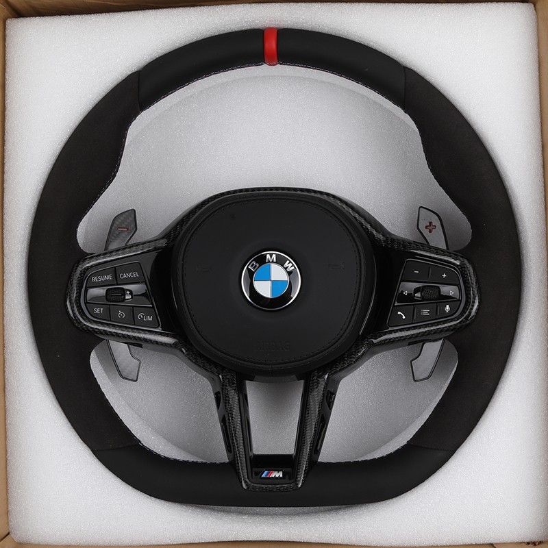 Volante em Alcantara para BMW F80 F82 F90 G20 G30 G80 M430i